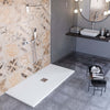 Piatto-Doccia-Mineralmarmo-effetto-pietra-made-in-Italy-scarico-centrale-colore-Bianco-modello-AMALFI