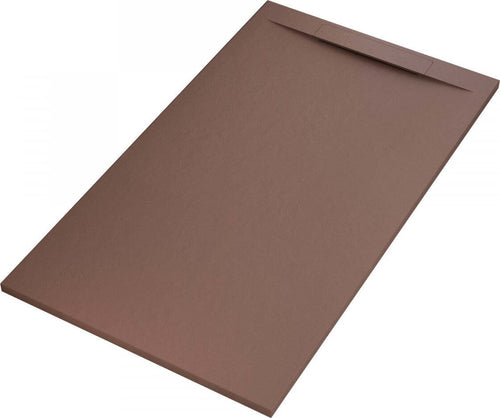 Piatto-Doccia-Mineralmarmo-effetto-pietra-Marrone-Venice