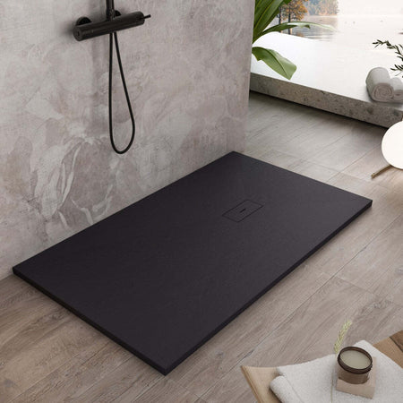 Piatto Doccia Mineralmarmo effetto pietra Nero DUBAI Fai da te/Attrezzature per cucine e bagni/Attrezzature per bagni/Docce e componenti doccia/Piatti doccia StileBagno - Roma, Commerciovirtuoso.it