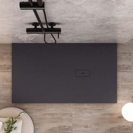 Piatto Doccia Mineralmarmo effetto pietra Nero DUBAI Fai da te/Attrezzature per cucine e bagni/Attrezzature per bagni/Docce e componenti doccia/Piatti doccia StileBagno - Roma, Commerciovirtuoso.it