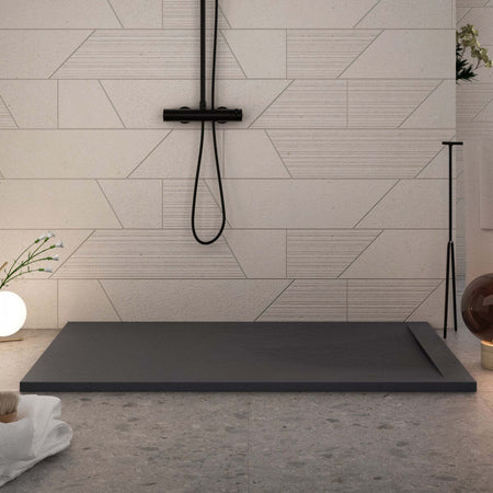 Piatto-Doccia-Mineralmarmo-effetto-pietra-Nero-Venice