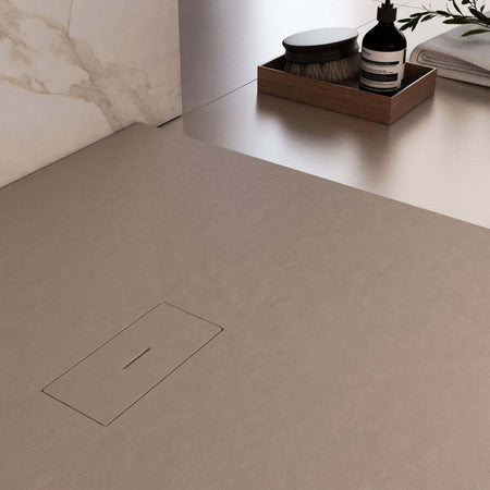 Piatto Doccia Mineralmarmo effetto pietra Tortora DUBAI Fai da te/Attrezzature per cucine e bagni/Attrezzature per bagni/Docce e componenti doccia/Piatti doccia StileBagno - Roma, Commerciovirtuoso.it
