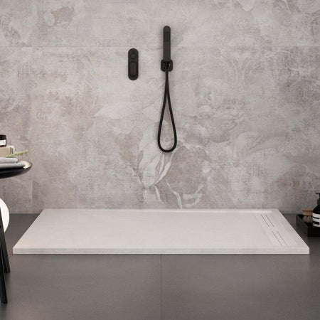 Piatto Doccia Mineralmarmo Griglia Laterale Bianco Sun Fai da te/Attrezzature per cucine e bagni/Attrezzature per bagni/Docce e componenti doccia/Piatti doccia StileBagno - Roma, Commerciovirtuoso.it