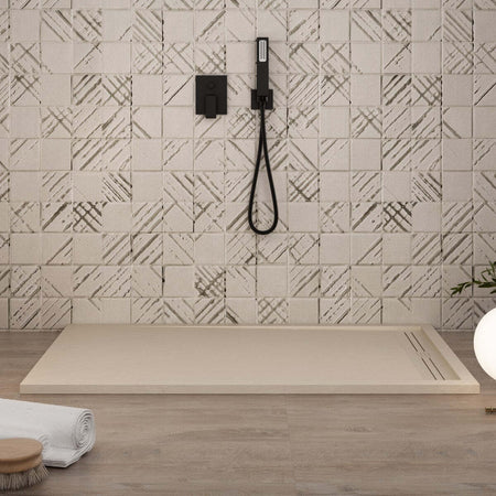 Piatto Doccia Mineralmarmo Griglia Laterale Crema Sun Fai da te/Attrezzature per cucine e bagni/Attrezzature per bagni/Docce e componenti doccia/Piatti doccia StileBagno - Roma, Commerciovirtuoso.it