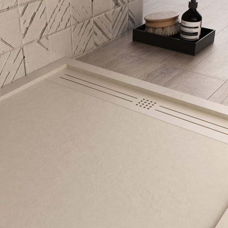 Piatto Doccia Mineralmarmo Griglia Laterale Crema Sun Fai da te/Attrezzature per cucine e bagni/Attrezzature per bagni/Docce e componenti doccia/Piatti doccia StileBagno - Roma, Commerciovirtuoso.it