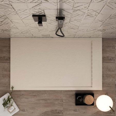 Piatto Doccia Mineralmarmo Griglia Laterale Crema Unique Fai da te/Attrezzature per cucine e bagni/Attrezzature per bagni/Docce e componenti doccia/Piatti doccia StileBagno - Roma, Commerciovirtuoso.it