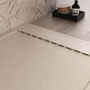 Piatto Doccia Mineralmarmo Griglia Laterale Crema Unique Fai da te/Attrezzature per cucine e bagni/Attrezzature per bagni/Docce e componenti doccia/Piatti doccia StileBagno - Roma, Commerciovirtuoso.it