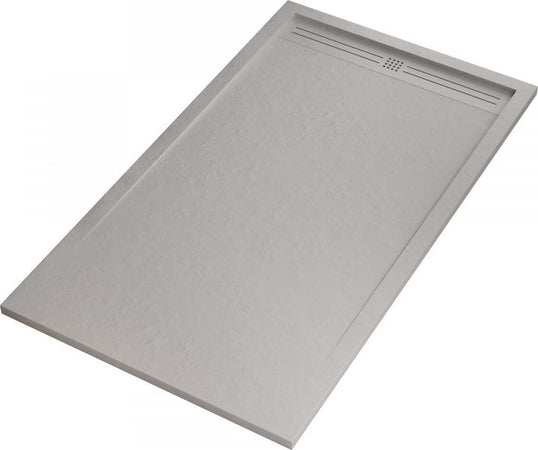 Piatto Doccia Mineralmarmo Griglia Laterale Grigio Chiaro Sun Fai da te/Attrezzature per cucine e bagni/Attrezzature per bagni/Docce e componenti doccia/Piatti doccia StileBagno - Roma, Commerciovirtuoso.it