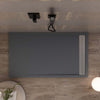 Piatto Doccia Mineralmarmo Griglia Laterale inox Antracite Moon Fai da te/Attrezzature per cucine e bagni/Attrezzature per bagni/Docce e componenti doccia/Piatti doccia StileBagno - Roma, Commerciovirtuoso.it