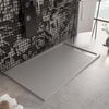 Piatto Doccia Mineralmarmo Griglia Laterale inox Grigio Chiaro Moon Fai da te/Attrezzature per cucine e bagni/Attrezzature per bagni/Docce e componenti doccia/Piatti doccia StileBagno - Roma, Commerciovirtuoso.it