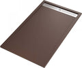 Piatto Doccia Mineralmarmo Griglia Laterale inox Marrone Moon Fai da te/Attrezzature per cucine e bagni/Attrezzature per bagni/Docce e componenti doccia/Piatti doccia StileBagno - Roma, Commerciovirtuoso.it