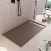 Piatto Doccia Mineralmarmo Griglia Laterale inox Marrone Moon Fai da te/Attrezzature per cucine e bagni/Attrezzature per bagni/Docce e componenti doccia/Piatti doccia StileBagno - Roma, Commerciovirtuoso.it