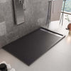 Piatto Doccia Mineralmarmo Griglia Laterale inox Nero Moon Fai da te/Attrezzature per cucine e bagni/Attrezzature per bagni/Docce e componenti doccia/Piatti doccia StileBagno - Roma, Commerciovirtuoso.it