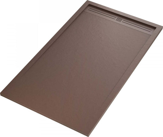 Piatto Doccia Mineralmarmo Griglia Laterale Marrone Sun Fai da te/Attrezzature per cucine e bagni/Attrezzature per bagni/Docce e componenti doccia/Piatti doccia StileBagno - Roma, Commerciovirtuoso.it