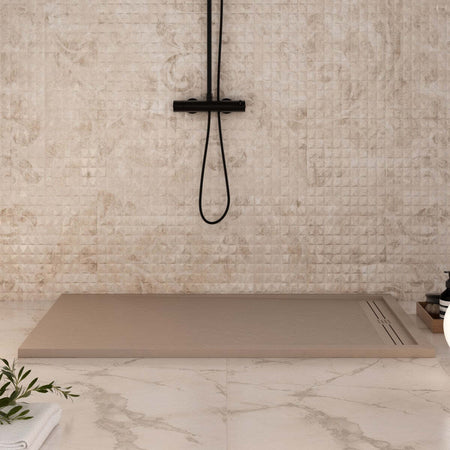 Piatto Doccia Mineralmarmo Griglia Laterale Moka Sun Fai da te/Attrezzature per cucine e bagni/Attrezzature per bagni/Docce e componenti doccia/Piatti doccia StileBagno - Roma, Commerciovirtuoso.it