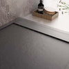 Piatto Doccia Mineralmarmo Griglia Laterale Nero Unique Fai da te/Attrezzature per cucine e bagni/Attrezzature per bagni/Docce e componenti doccia/Piatti doccia StileBagno - Roma, Commerciovirtuoso.it