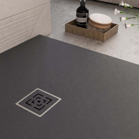 Piatto Doccia Mineralmarmo Nero modello Roma Fai da te/Attrezzature per cucine e bagni/Attrezzature per bagni/Docce e componenti doccia/Piatti doccia StileBagno - Roma, Commerciovirtuoso.it