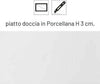 Piatto-Doccia-Porcellana-Bianco-Cotone-Opaco-H3cm-FLAT
