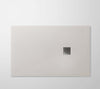 Piatto-Doccia-Resina-finitura-Ardesia-Bianco-con-griglia-inox-NATURE
