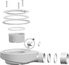 Piatto-Doccia-Resina-finitura-Ardesia-Bianco-con-griglia-inox-NATURE