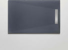 Piatto-Doccia-Resina-finitura-Pietra-Antracite-con-griglia-inox-PURE