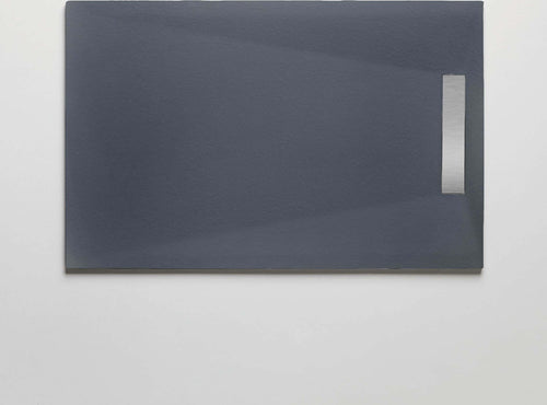 Piatto-Doccia-Resina-finitura-Pietra-Antracite-con-griglia-inox-PURE