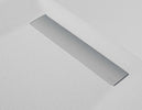 Piatto-Doccia-Resina-finitura-Pietra-Bianco-con-griglia-inox-PURE