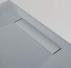 Piatto-Doccia-Resina-finitura-Pietra-Grigio-con-griglia-inox-PURE