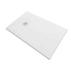 Piatto Doccia Solidstone Pietra Mineral Marmo Bianco H2.8cm