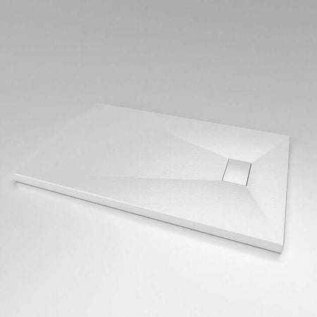 Piatto Doccia Spessore 2,6cm In SMC Effetto Pietra - Bianco