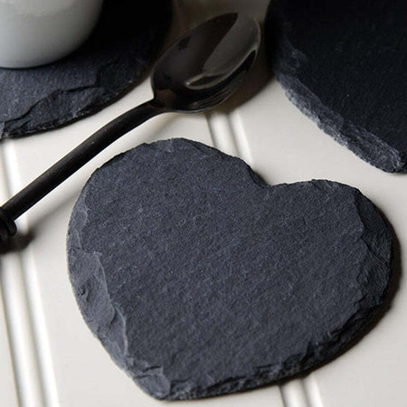 Piatto In Pietra Ardesia A Forma Di Cuore 25x25cm Portata Per Cibi Caldi Freddi Cucina > Piatti Trade Shop italia - Napoli, Commerciovirtuoso.it