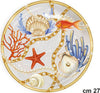 Piatto Piano Da Portata Con Conchiglie Coralli Stile Marino Centrotavola Diam 27 Casa e cucina/Stoviglie/Piatti ciotole e vassoi/Piatti per servire/Vassoi/Piatti da portata Trade Shop italia - Napoli, Commerciovirtuoso.it