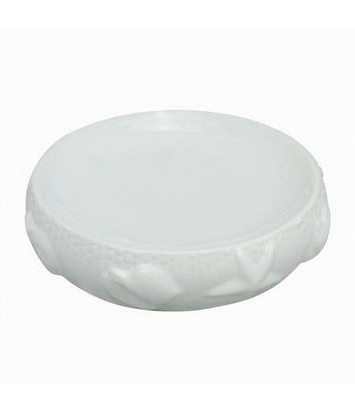 Piatto Piattino Porta Sapone Arredo Per Bagno Bianca Decorata Stile Marino 79283