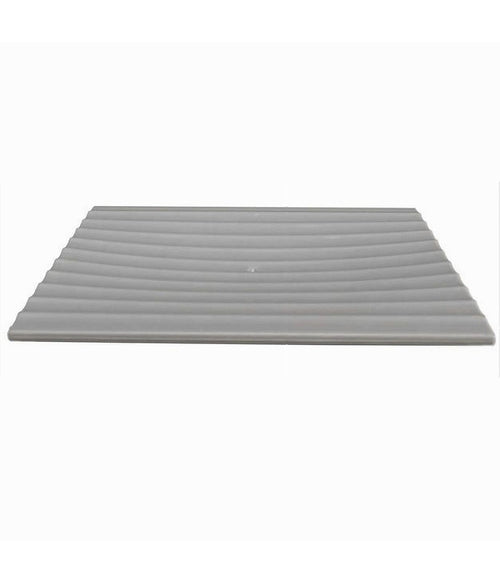 Piatto Piattino Porta Sapone Saponetta Arredo Bagno Grigio Decoro Plissè 59091