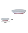 Piatto Piattino Porta Sapone Saponetta Bagno Ceramica Bianco Rosa Arredo 59908