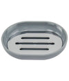 Piatto Piattino Portasapone Saponetta Grigio Chiaro Accessori Arredo Bagno 69472