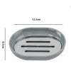Piatto Piattino Portasapone Saponetta Grigio Chiaro Accessori Arredo Bagno 69472