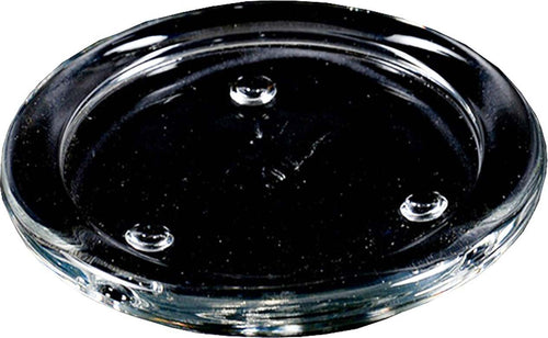 Piatto portacandele in vetro trasparente decorazione vintage da ⌀ 11 cm Casa e cucina/Decorazioni per interni/Candele e portacandele/Candele/Candele a colonna MagiediNatale.it - Altamura, Commerciovirtuoso.it