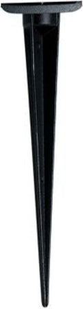 Picchetto-Di-Supporto-Da-Esterno-Moderno-Alluminio-Nero-H16,8Cm
