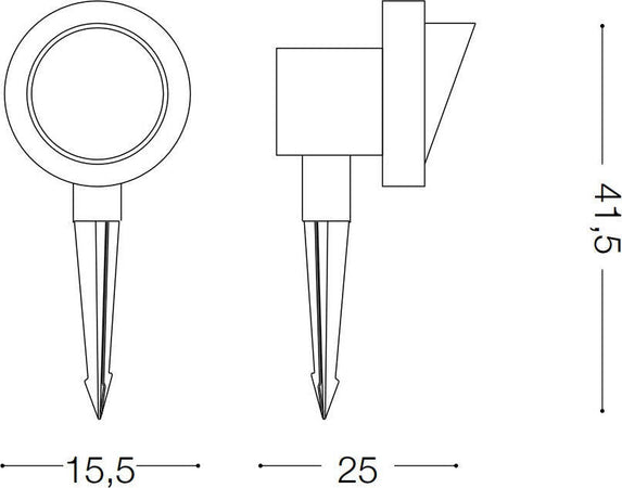 Picchetto-moderno-Ideal-Lux-TERRA-PR-BIG-033044-E27-LED-IP65-alluminio-faretto-terra-orientabile