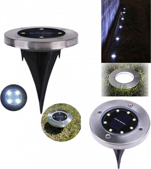 Picchetto Segnapasso Bianco Freddo Pannello Solare Led Waterproof Illuminazione Illuminazione/Illuminazione per esterni/Luci per sentieri Trade Shop italia - Napoli, Commerciovirtuoso.it