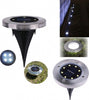 Picchetto Segnapasso Bianco Freddo Pannello Solare Led Waterproof Illuminazione Illuminazione/Illuminazione per esterni/Luci per sentieri Trade Shop italia - Napoli, Commerciovirtuoso.it