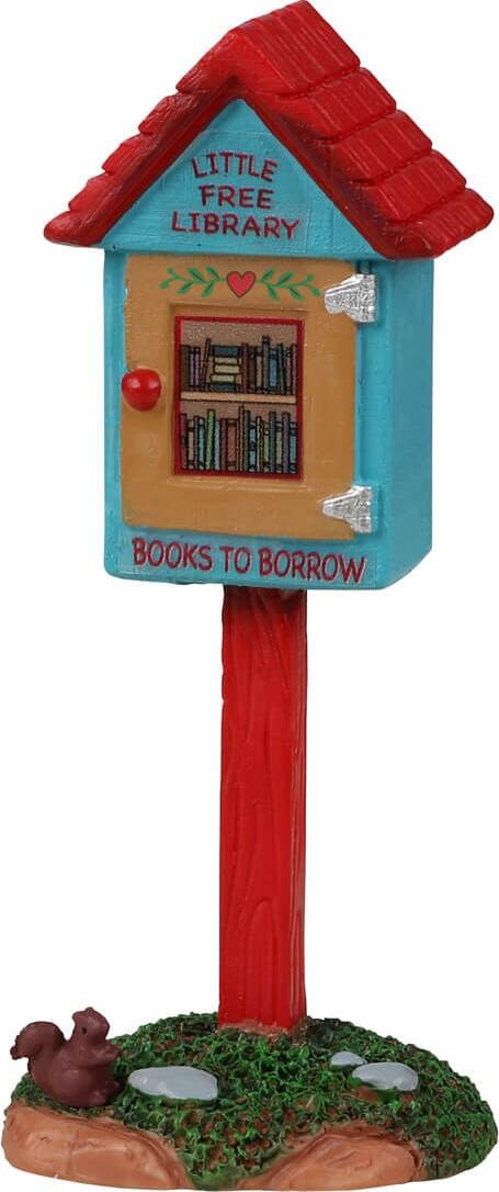 Piccola biblioteca gratuita‎, accessorio villaggio di Natale in Resina‎ Casa e cucina/Decorazioni per interni/Addobbi e decorazioni per ricorrenze/Decorazioni natalizie/Oggettistica MagiediNatale.it - Altamura, Commerciovirtuoso.it