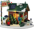 Piccolo negozio di Alberi di Natale, edificio luminoso per villaggio di Natale in Porcellana‎ Casa e cucina/Decorazioni per interni/Addobbi e decorazioni per ricorrenze/Decorazioni natalizie/Oggettistica MagiediNatale.it - Altamura, Commerciovirtuoso.it