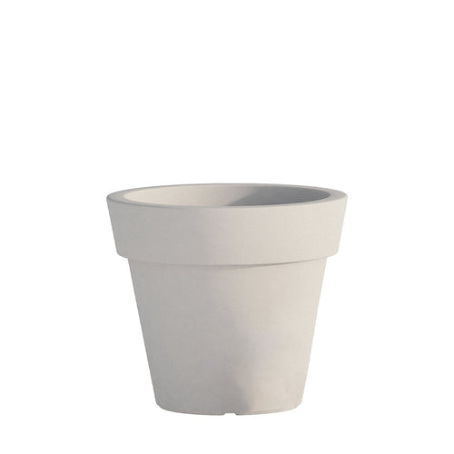 Vaso Cromia Gemma per piante decorazione tinta unita in resina Made in Italy