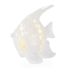 Decorazione capri realizzati in porcellana, con led, funzionanti anche con batteria 3xlr44 incluse