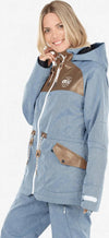Picture Giacca Neve Da Donna Giacca Neva Con Cappuccio E Zip Rivestimento Isolante Con Fodera in Felpa Sherpa Zip Di Ventilazione Sport e tempo libero/Attività ricreative all'aperto/Sport invernali/Snowboard/Abbigliamento/Donna/Giacche Snotshop - Roma, Commerciovirtuoso.it