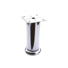 Piede metallo cromato h 20 diametro 5,1