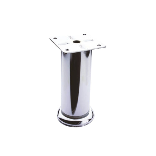 Piede metallo cromato h 20 diametro 5,1