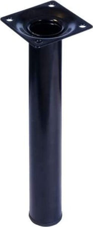 PIEDE-TONDO-IN-METALLO-H.150MM-Ø30MM---VERNICIATO-NERO